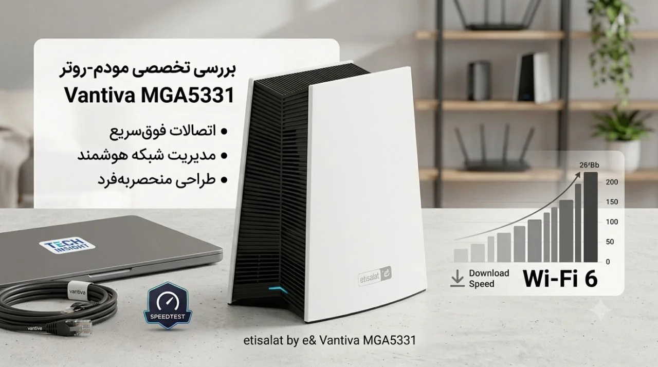 بررسی جامع مودم مدل Vantiva MGA5331