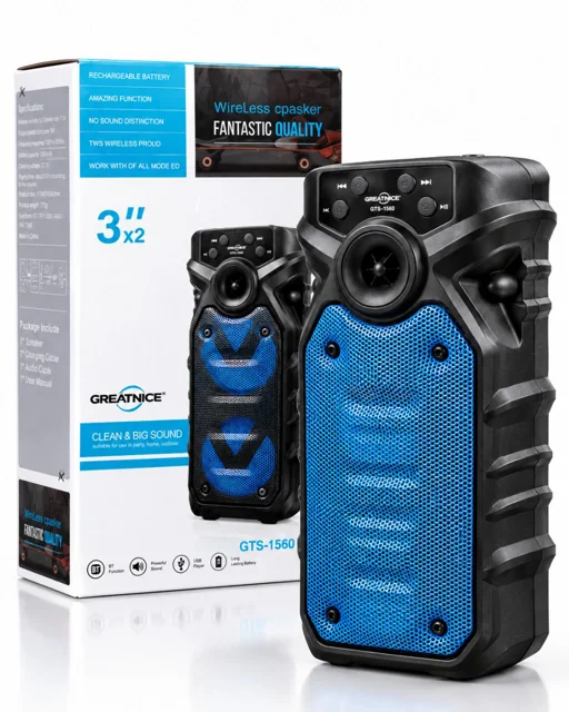 اسپیکر بلوتوثی رم و فلش خور Greatnice GTS-1560