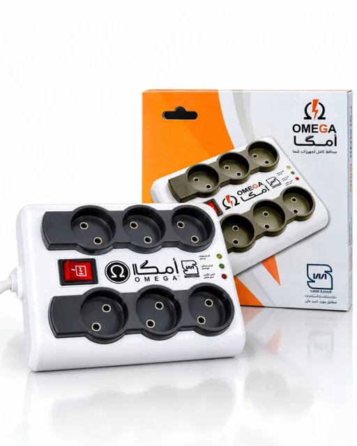 Omega P6000 3m Voltage Protector with 6 Entries